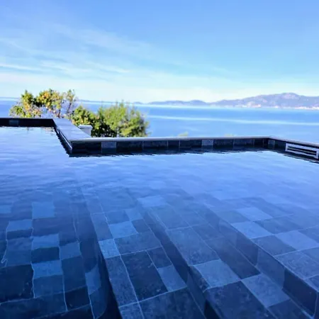 Large Family Villa, Exceptional Sea View Villa Coti-Chiavari (Corsica)