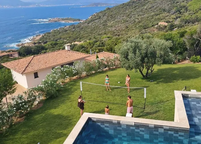 Large Family Villa, Exceptional Sea View Villa Coti-Chiavari (Corsica)